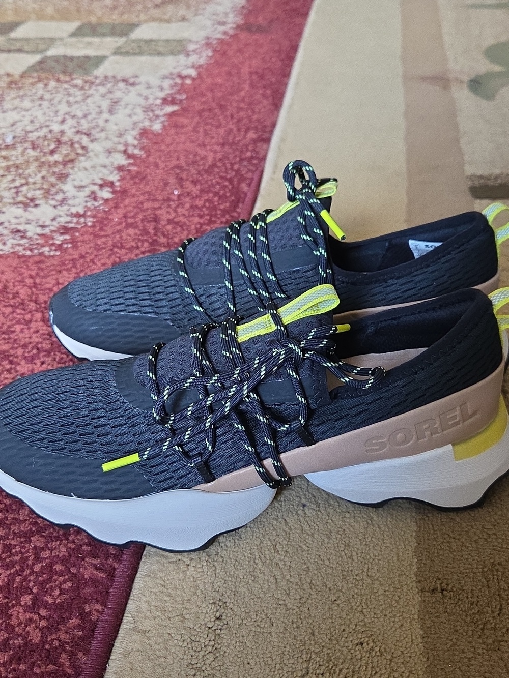 NWT! Sorel Kinetic Msrp$149 Impa Black Sea Tennis Shoes - Picture 4 of 9